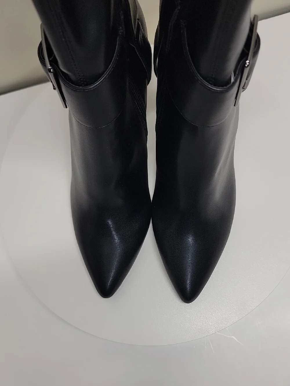 AMINAH ABDUL JILLIL NEW IN BOX Black Over-the-Knee Stiletto Boots